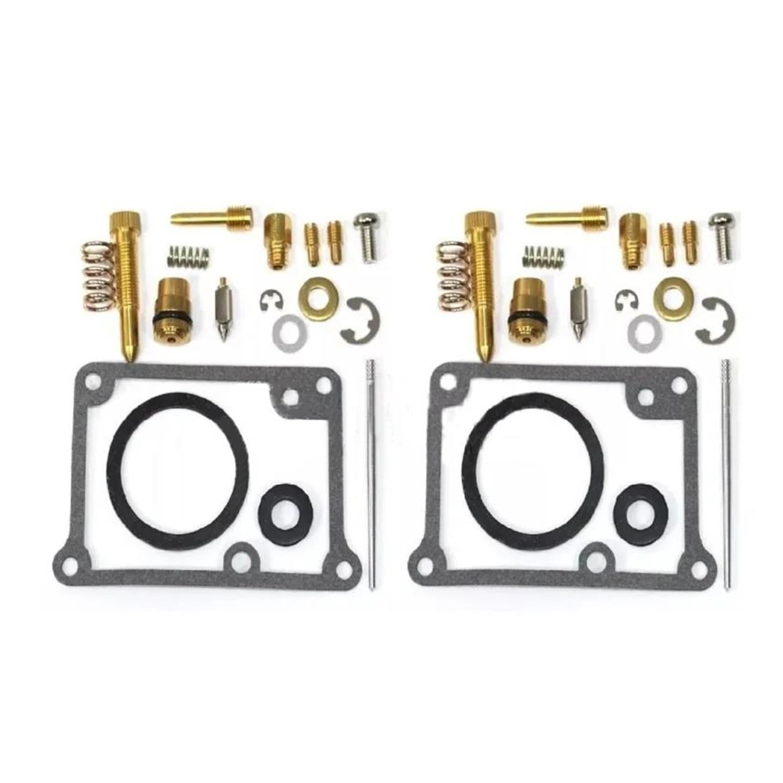 2 Sets Motorcycle Carburetor Repair Kits for YAM&AHA RD350LC Carb Kit Overhaul 4LO