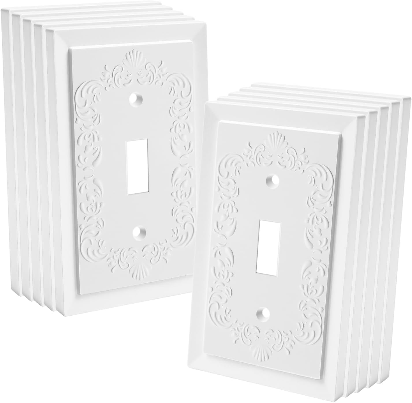 Relief Pattern Decorative Wall Plate Switch Plate Outlet Cover for