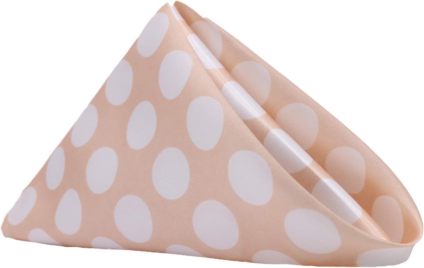 YOUR CHAIR COVERS - 20 inch Satin Cloth Napkins Pink (Pack of 10), Oversized, Hemmed Table Napkins for Restaurant, Bistro, Wedding, Thanksgiving and Christmas : Home & Kitchen