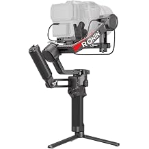 DJI RS 4 Pro Combo, 3-Axis Gimbal Stabilizer for Cameras for DSLR &amp; Cinema Camera Stabilizer Canon/Sony/Panasonic/Nikon/Fujifilm, Native Vertical Shooting, 4.5kg/10lbs Payload, Camera Gimbal