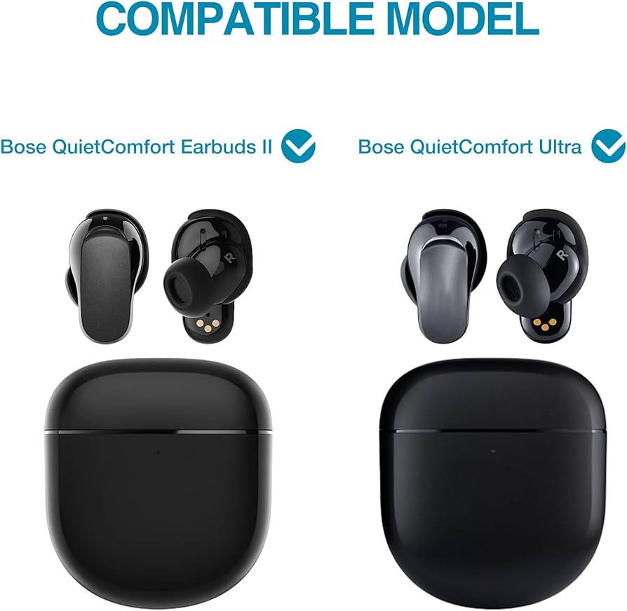 SURITCH Protective Cases for Bose QuietComfort Earbuds II 2022