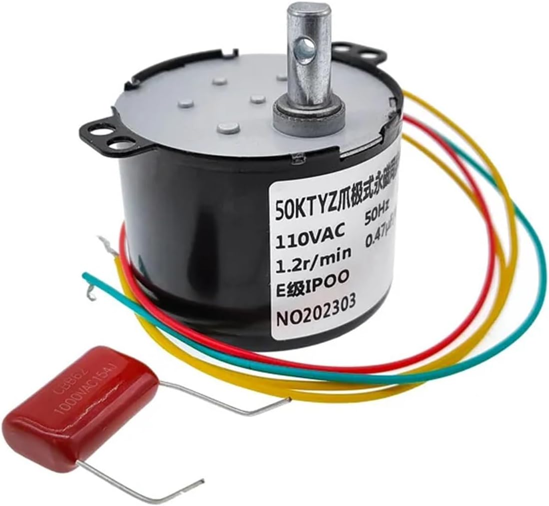 50KTYZ AC 110V/120V/127V synchronous motor 6W reduction motor controllable forward and reverse(110VAC-60rpm)