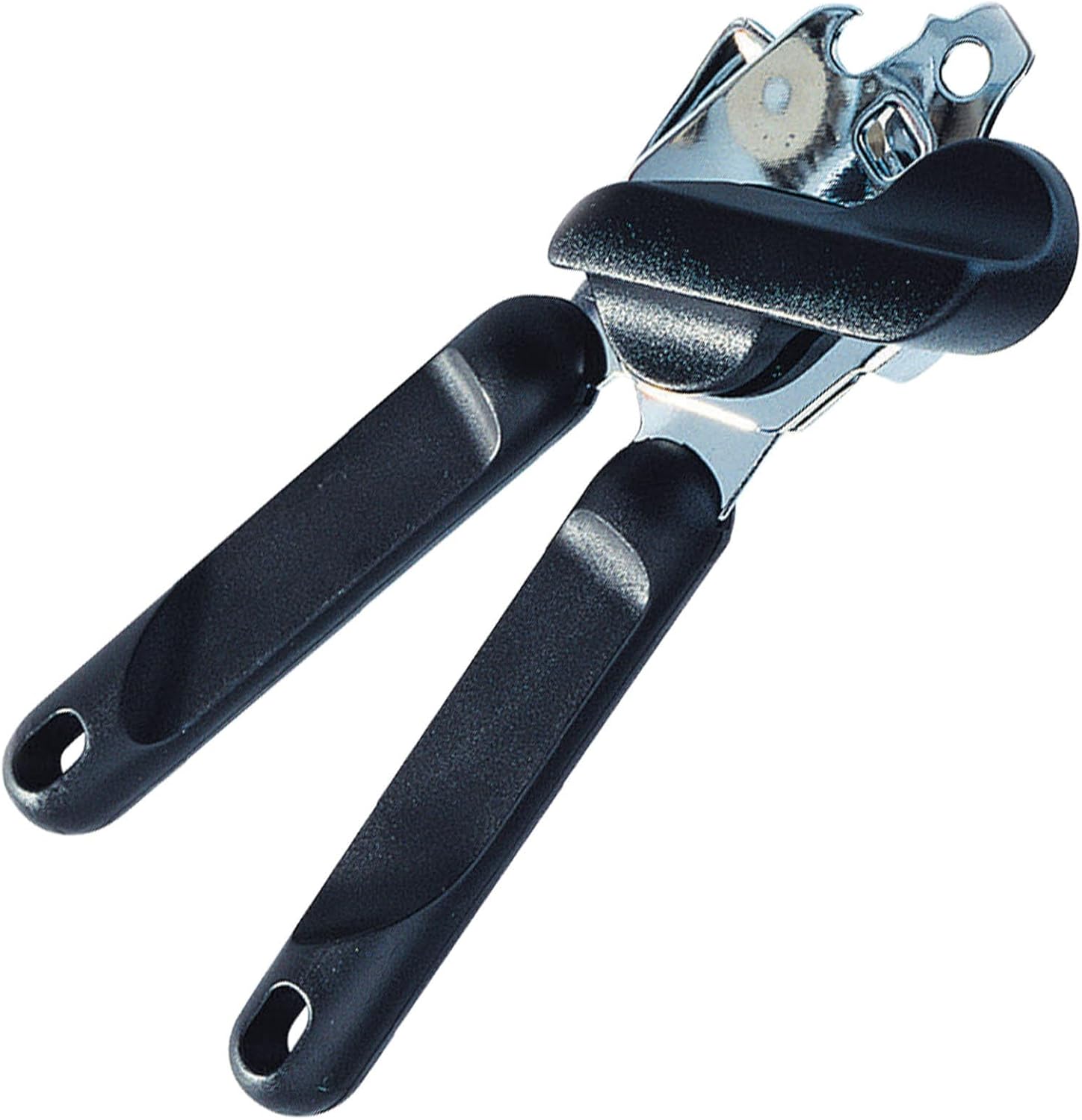 Westmark Germany Steel Manual Can Opener with Lid Lifter (Black)