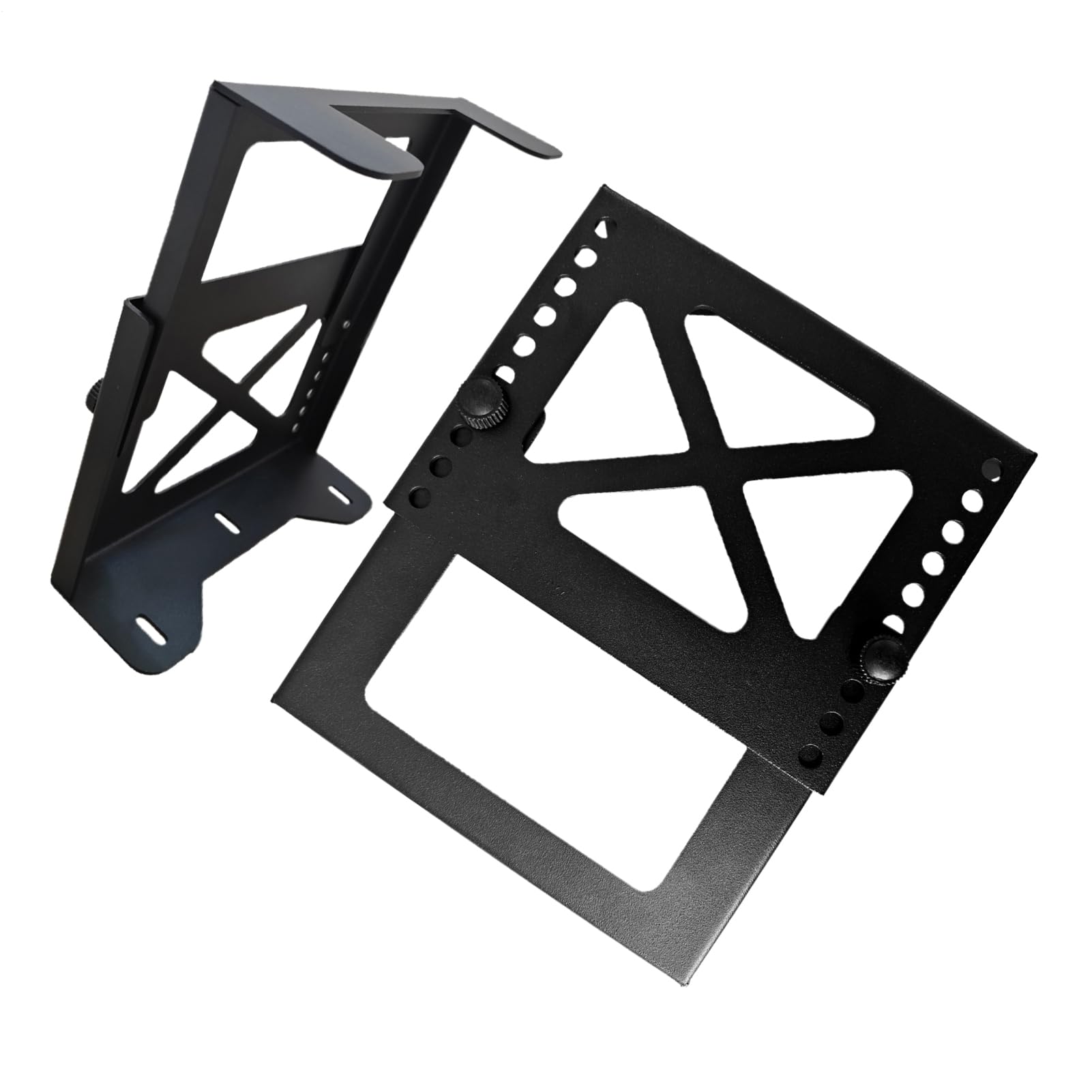 Supporto per CPU in Metallo per Case del Computer | Supporto In Metallo Con Larghezza Regolabile Per PC Per Studente Gamer Console per Sala Studio e Giochi