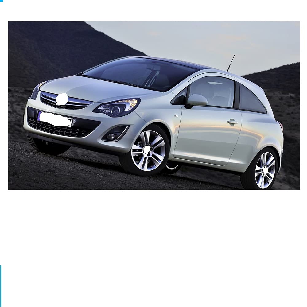 Kohlefaser Türgriff Abdeckung Für Vauxhall Corsa Verkleidung