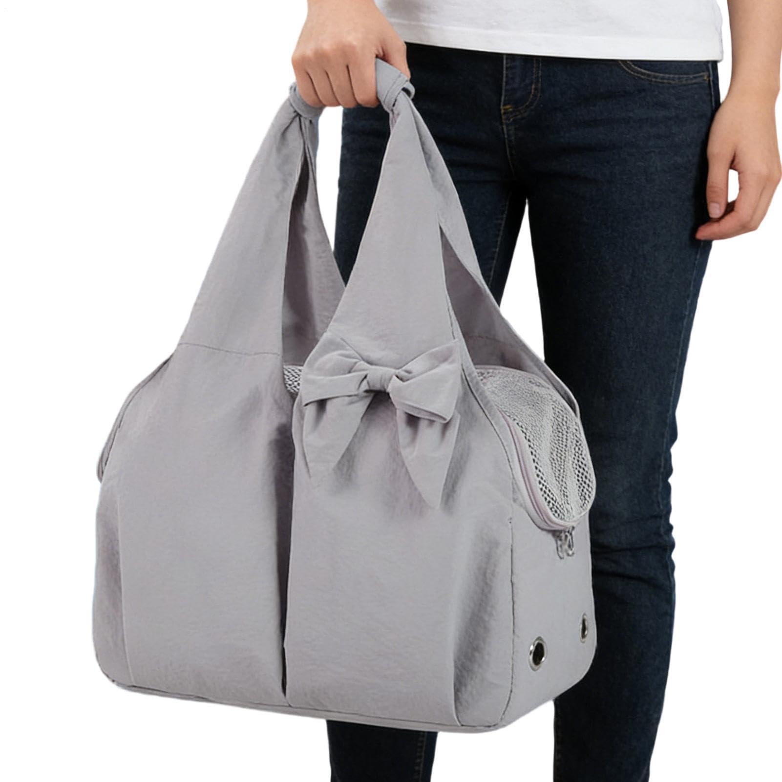 Sac de Transport pour Petit Chien Léger avec Fenêtre en de Sécurité et