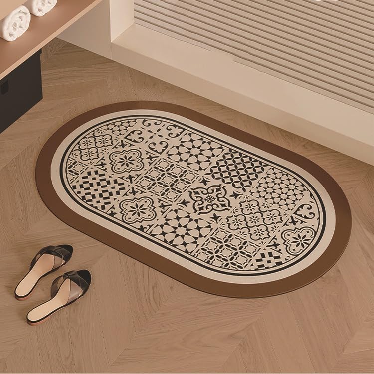 Tapis de bain avec housse abattant toilettes pour une décoration scandinave