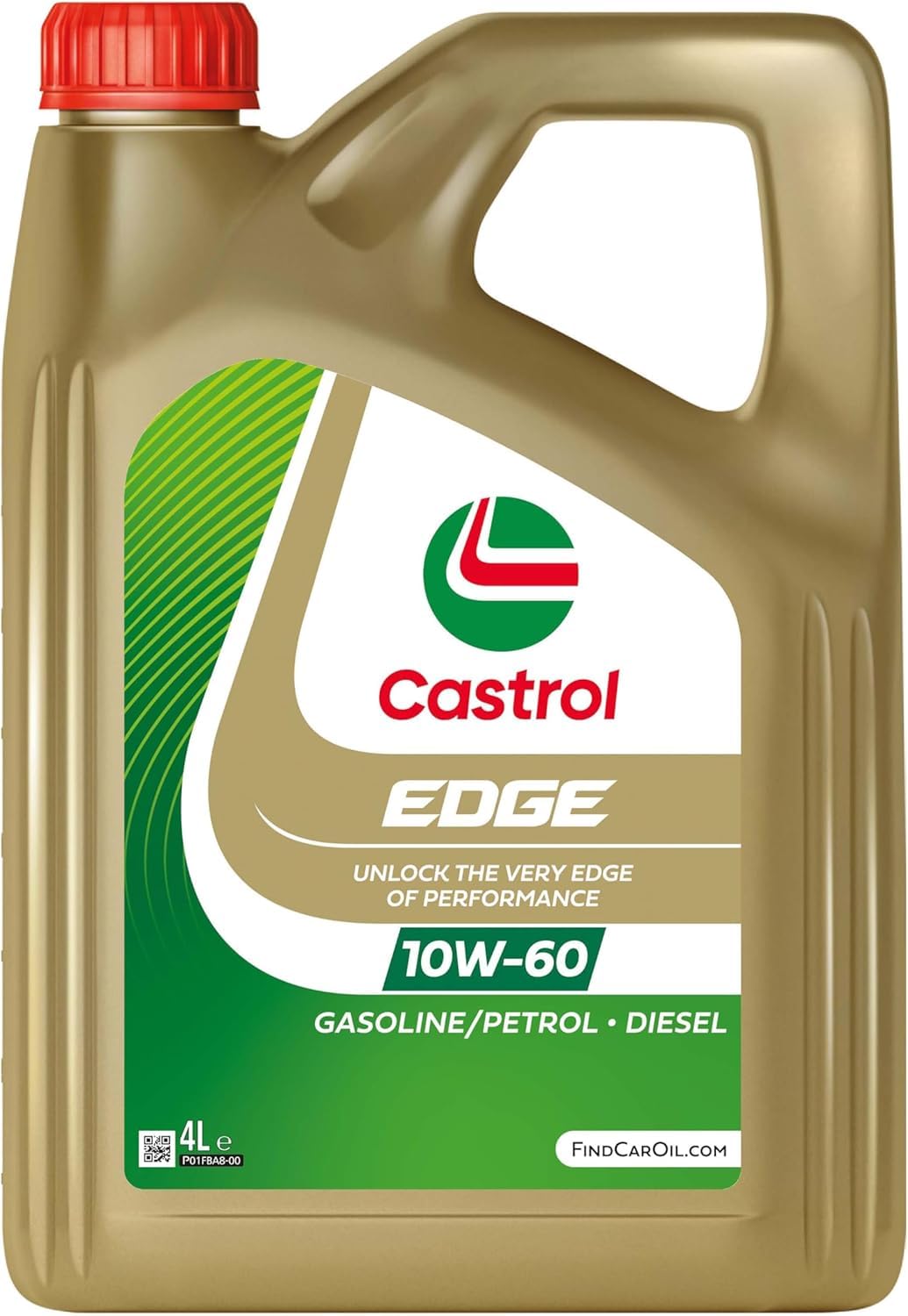 Castrol EDGE 10W-60 Advanced Full Synthetic Engine Oil, 4L