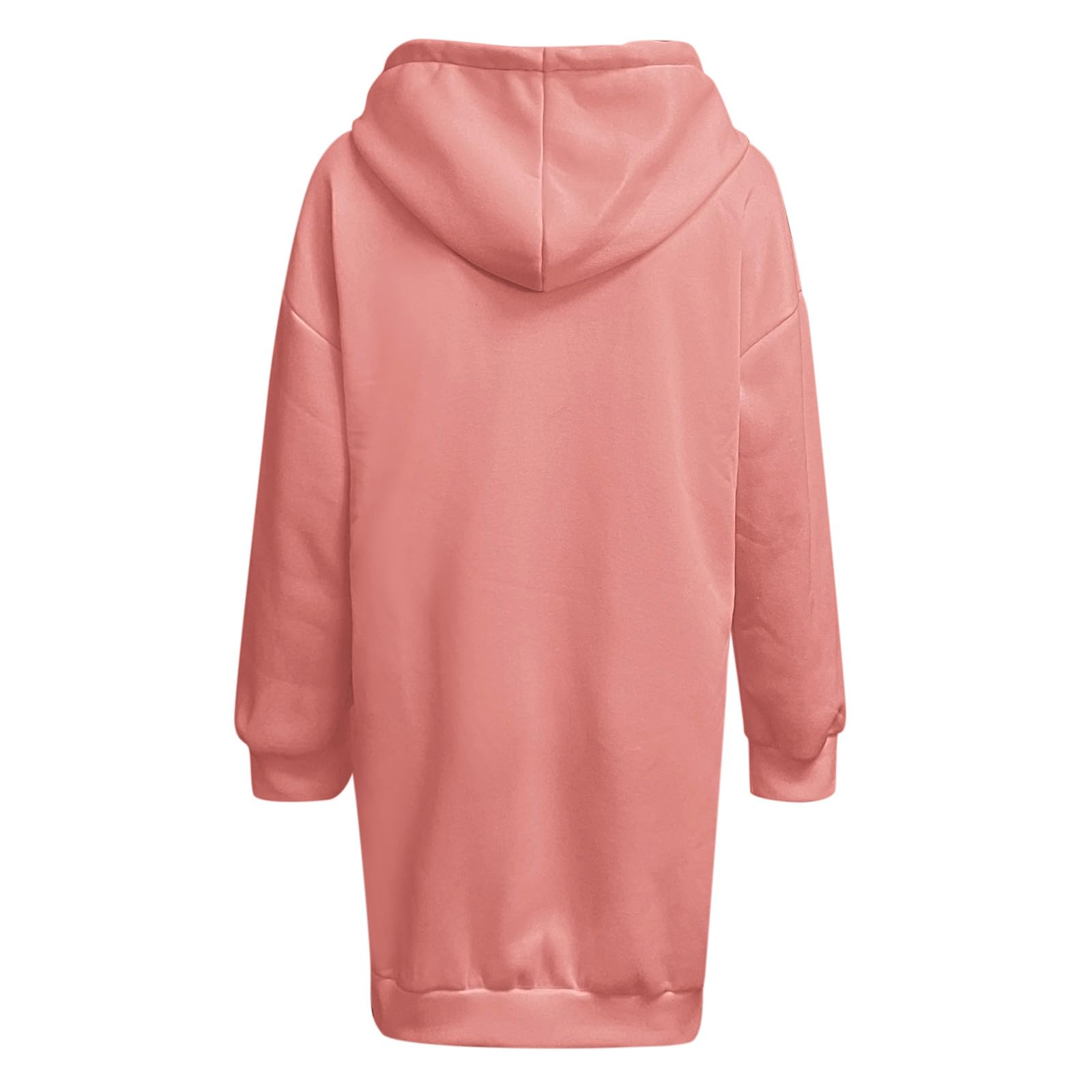 Generico con Cappuccio da Donna in Pile - Tunica da Donna Manica Lunga Top | Hoodie Tinta Unita Moda Casual Tasche Casa Con Bottoni Termica Abbigliamento Autunno Invernale Outdoor