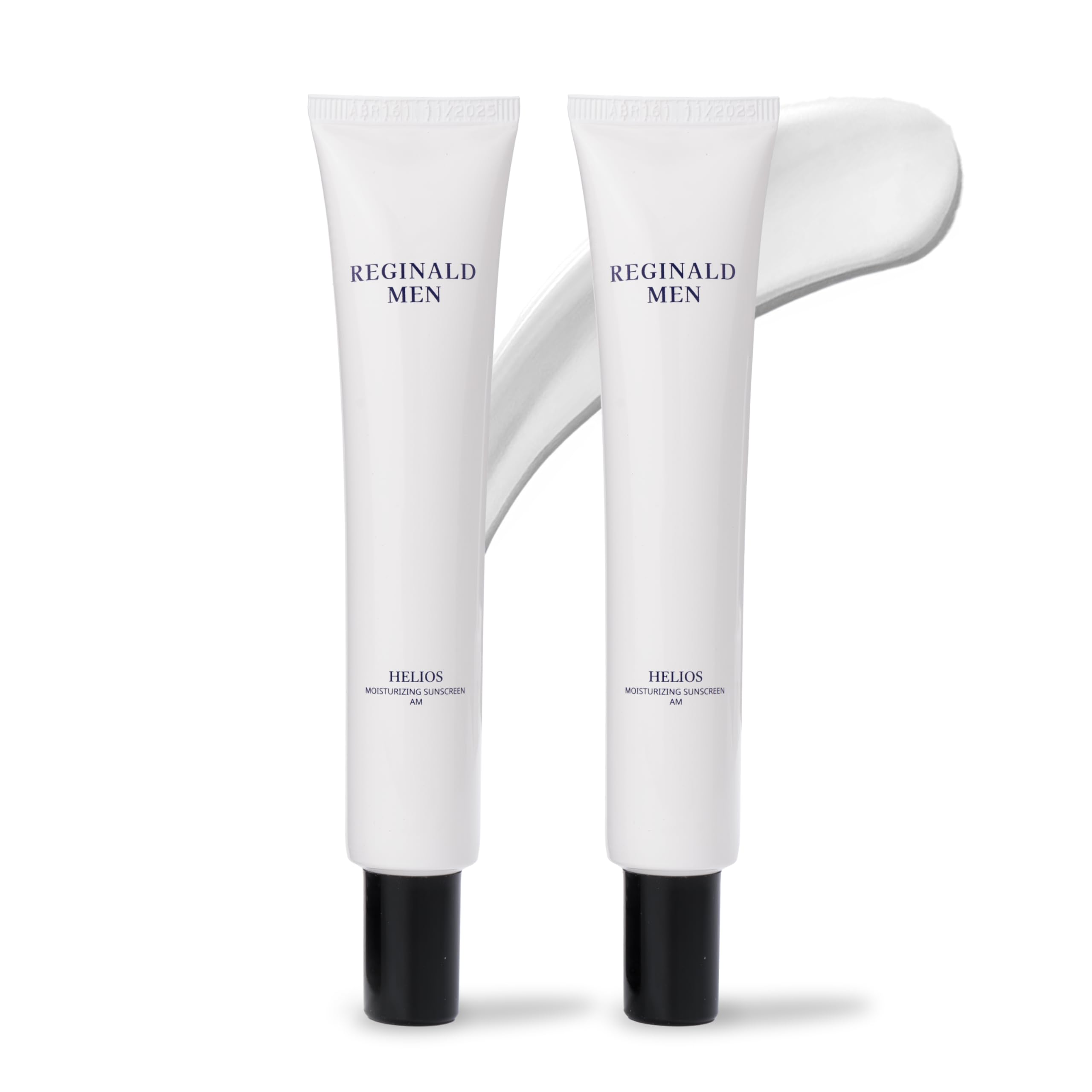 Reginald Men Sunscreen SPF 50 PA++++ | Brightening & Moisturizing | UVA & UVB Protection | Lightweight & Non-Greasy Formula | Broad Spectrum Sun Defense (50g, Pack of 2)