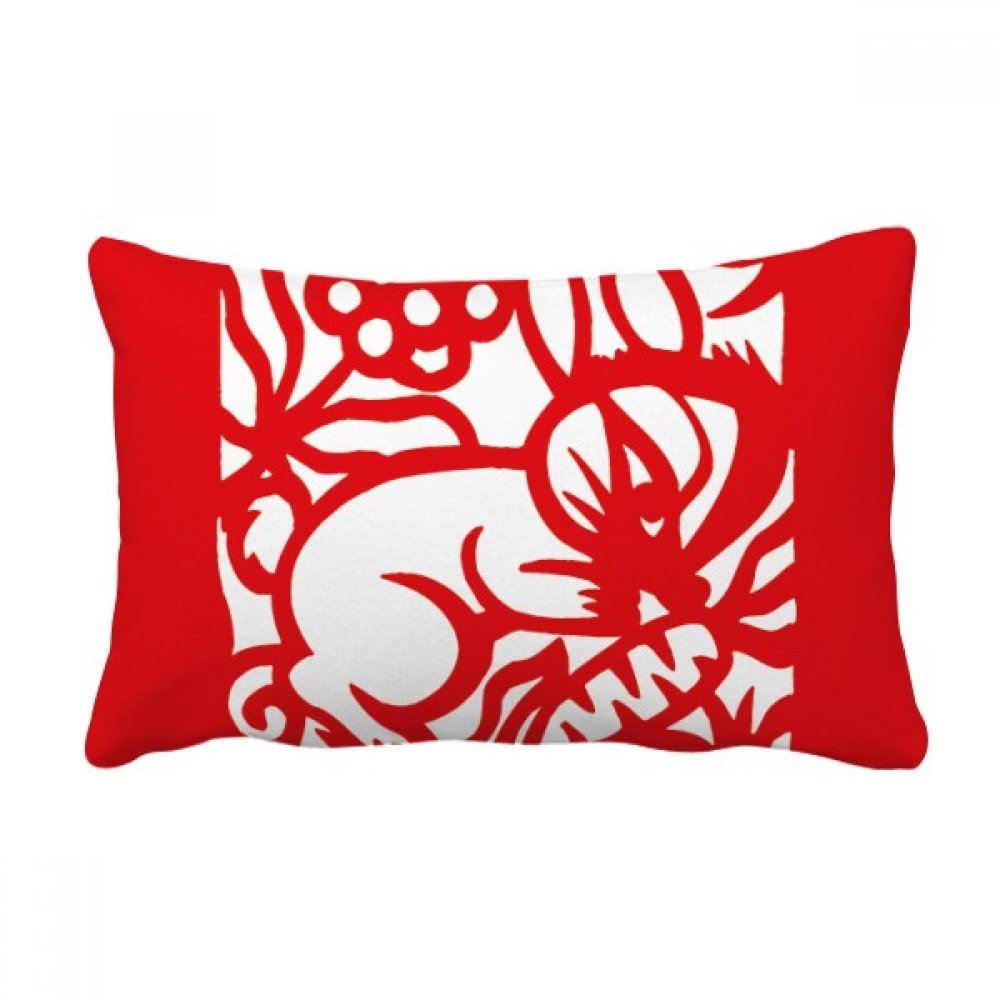 Coussin Lapins Animaux Chine Zodiac pour soulager le dos sur un canapé fatigué