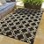 Ompaa Outdoor Plastic Straw Rug for Patio Waterproof, 5x8 Large Reversible Portable Outside Porch Rugs Carpet for Camping Picnic Mat, RV, Backyard, Balcony, Deck, Black & Beige