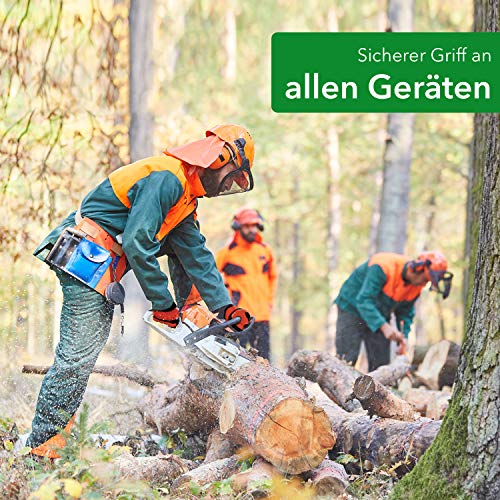 Foto von SWS Forst GmbH Leder Schnittschutzhandschuh beidseitiger Schutz Forsthandschuh 16m/s Gr. S-XL (L)