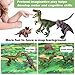 GiftInTheBox Dinosaur Toys, Large 31.5 x 47.3 Inch Play Mat with 21 Realistic Looking Dinosaurs Including T-Rex, Triceratops, Velociraptor, Great Gifts for Kids 3 Year Olds and Up