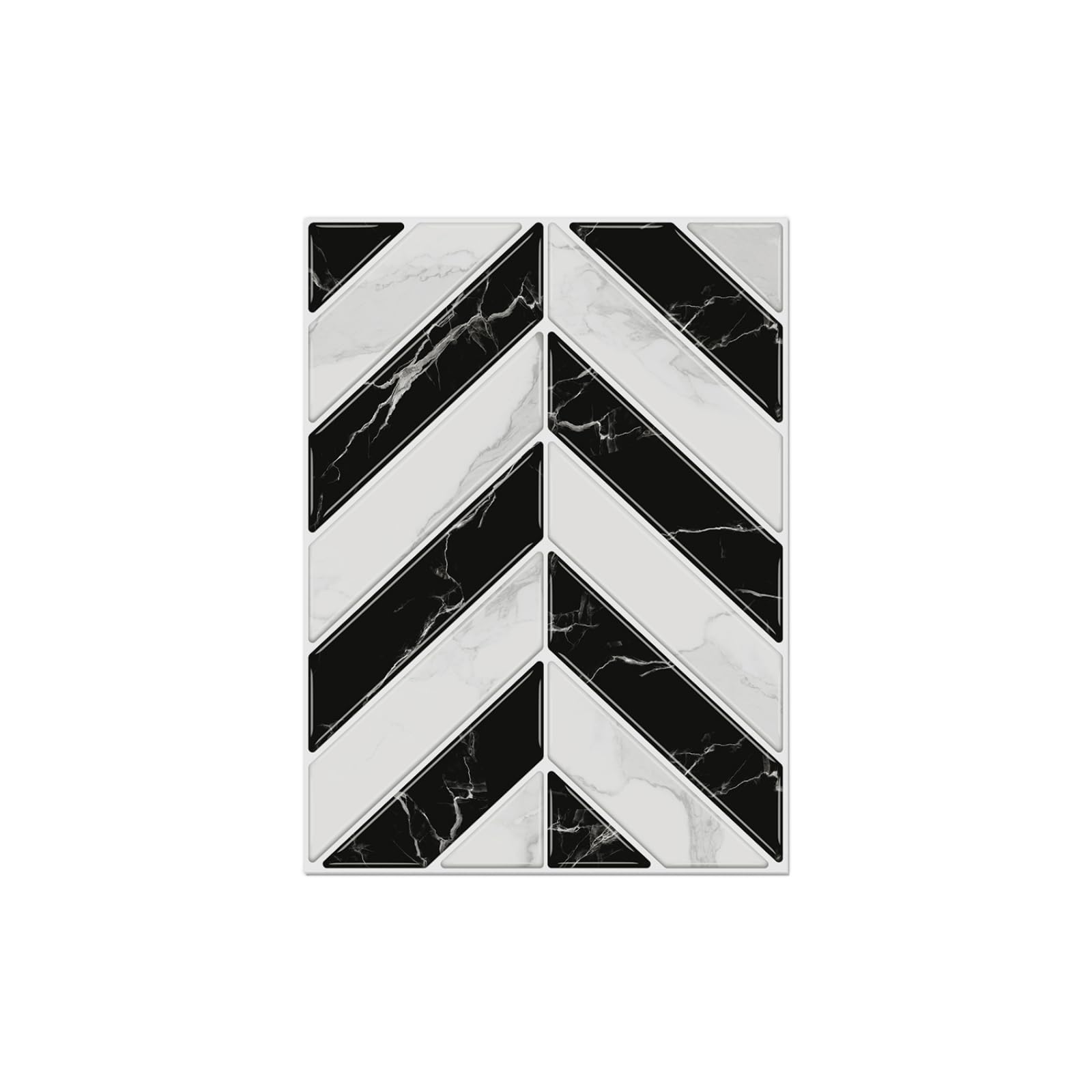 Czarne naklejki na płytki 17 x 23 cm do łazienki i kuchni, łatwe do odklejenia i nałożenia na ściany. Samoprzylepne winylowe, wodoodporne i olejoodporne. Dekoracja wewnętrzna