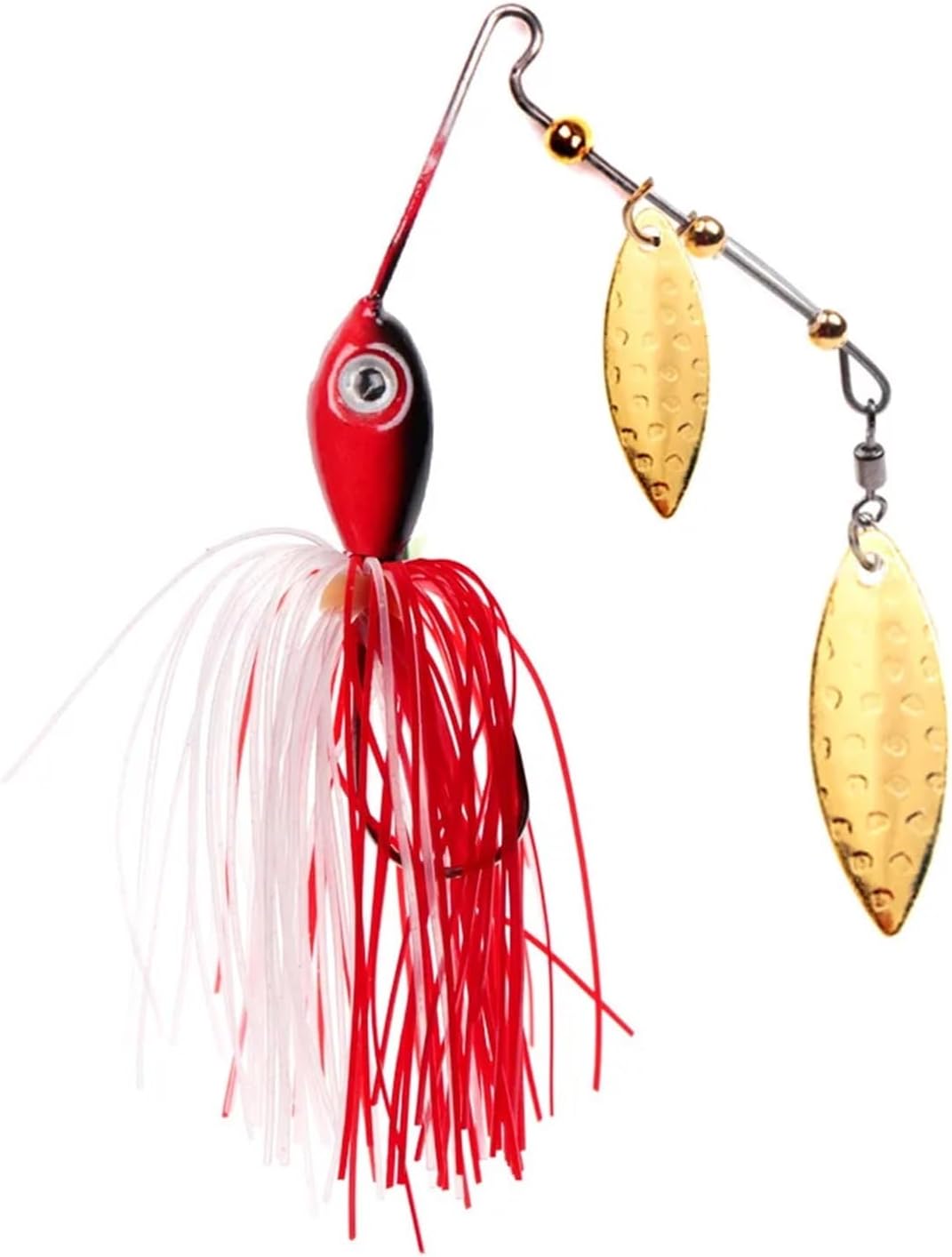 12g 17g Wobbler Spinners Sequins Spoon Fishing Lure Artificial Metal Jigging Hard Bait Spinnerbait with Beard Fishing Tackle