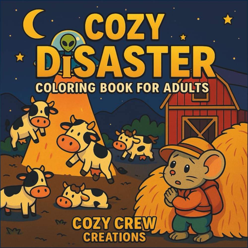 Cozy Disaster Coloring Book for Adults: A Wickedly Funny and Relaxing Coloring Experience with Food Fails, Clumsy Moments and Everyday Chaos: Color ... Disasters and Creative Escapes (cozy era)