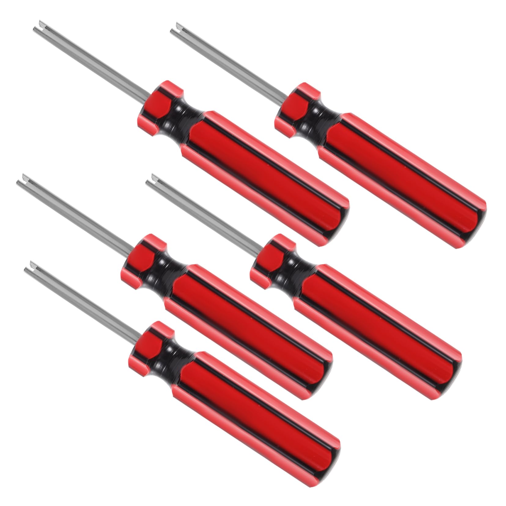 Zerodeko 5 Ensembles Outils De Réparation De Pneus Cœur Auto Voiture Trousse Outil De Retrait De Tige De Valve De Vélo Outil De Démontage De Pneu De Vélo Polypropylène 5 Pièces * 5