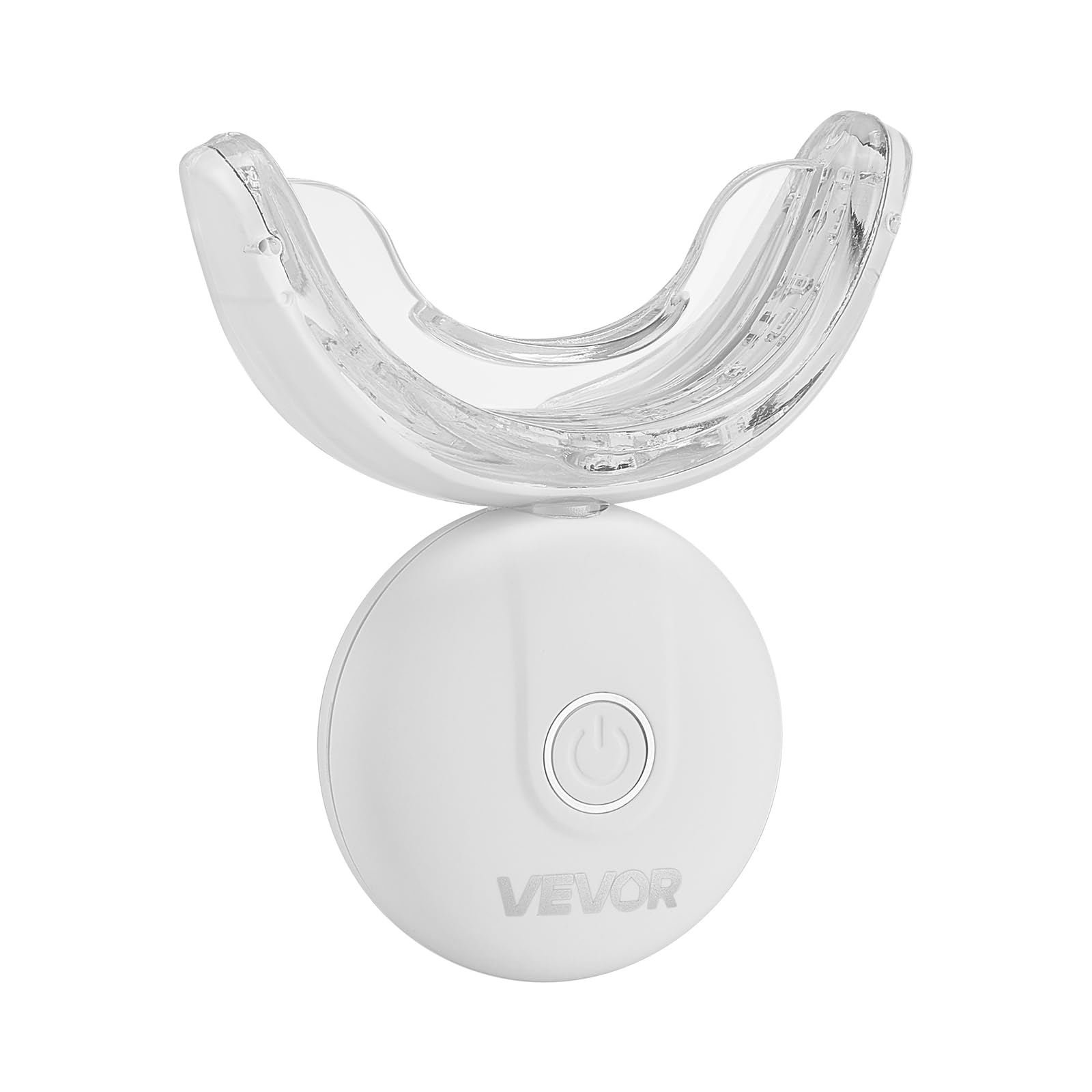 VEVOR Kit de Blanqueamiento Dental, con 32 Luces LED Aceleradoras, Jeringa de Gel, Gel Desensibilizante y Bandeja en Forma de U, Blanqueador Dental Portátil Para Eliminar las Manchas Difíciles