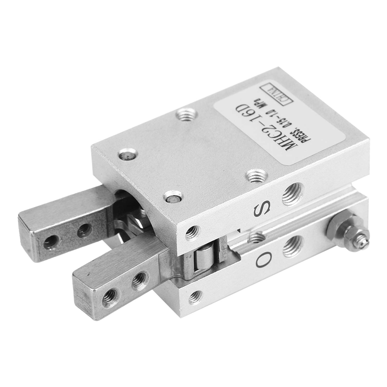 Yctze Cylindre Pneumatique de Doigt de Pince d'air de Style Parallèle de MHC2-10D/16D-conçu avec Précision, Double/simple Effet (MHC2-16D)