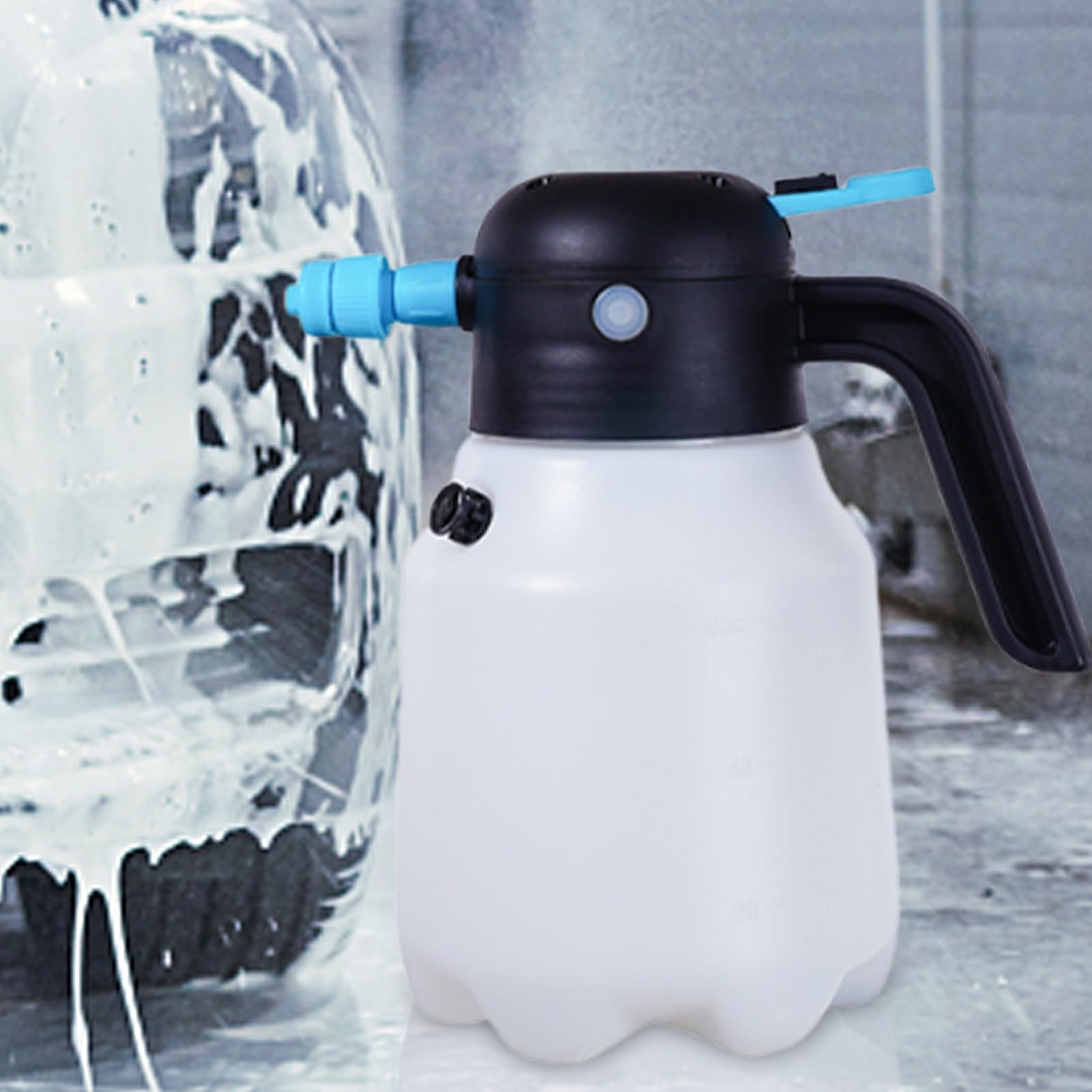 Elektrischer Schaumspüler Für Fahrzeuge 1,8 L Automatische Dosierung | Schaumspritzer Zur Autowäsche Für Hof Landwirtschaft Industrie Garten Boot