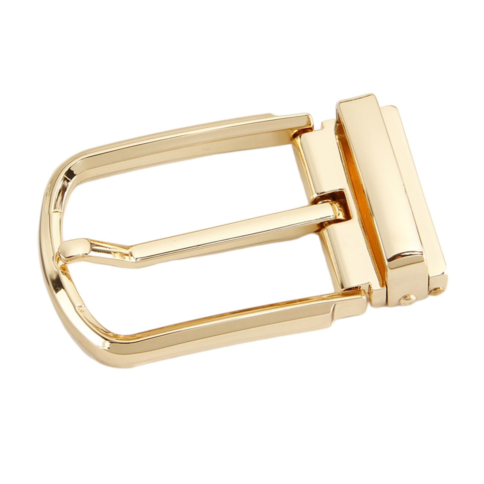 Reversible Belt Buckle Replacement Buckle for Jeans Belt Birthday Dress Belt gold-image-29