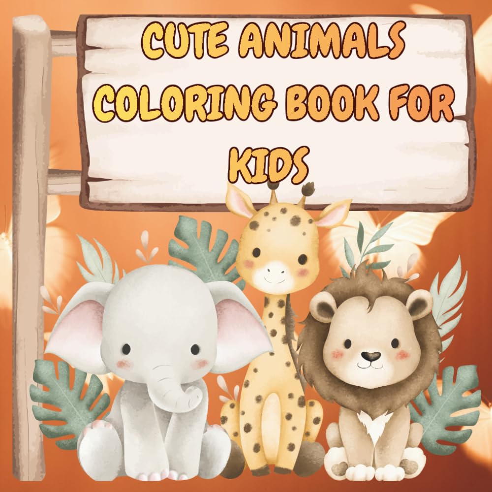 The Fuzzy and Friendly Coloring Book: Easy, Fun Designs for Little Artists.: Easy & Adorable Pages Featuring Puppies, Kittens, Zoo Babies, and Farm Friends for Toddlers and Preschoolers.