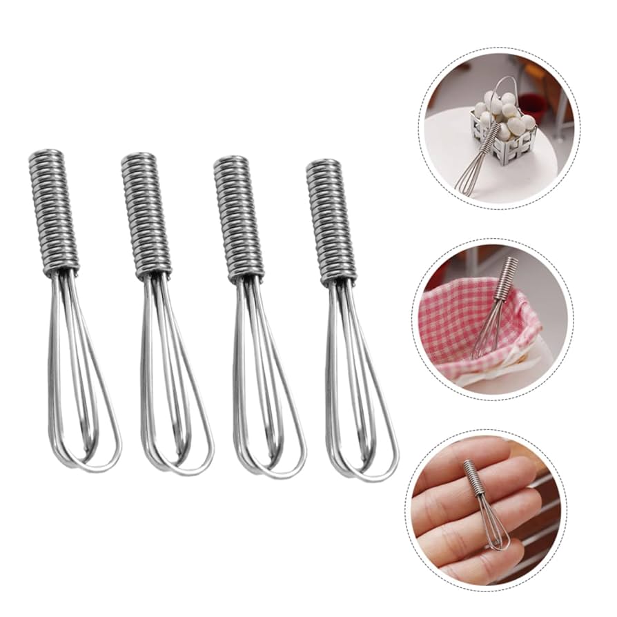 ミニチュア Amazon.co.jp: CORHAD 4個 ミニチュア食品おもちゃの卵泡立て器