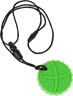 ibasenice Corrente De Mordedor De Crânio Com Pingente Colares De Mordedor Infantil Para Crianças Colar Para Crianças Colar De Dentição Ferramenta De Dentição Corrente De Dentição Colar De