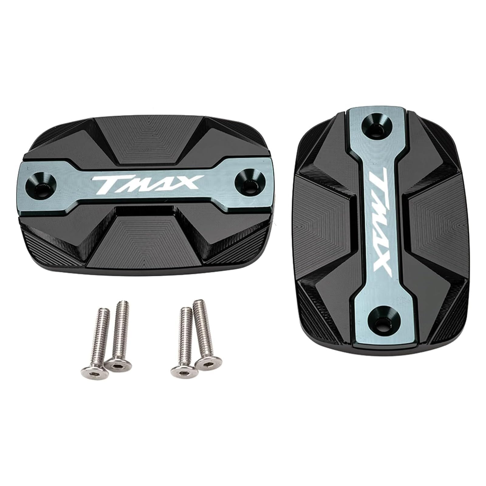 Bouchon de réservoir d'huile de liquide de frein de moto Accessoires pour Y&amaha Tmax 500 2004-2011 Tmax 530 DX SX 2012-2019 TMAX 560 2022 2023 Tech Max Tmax560 (Gris)