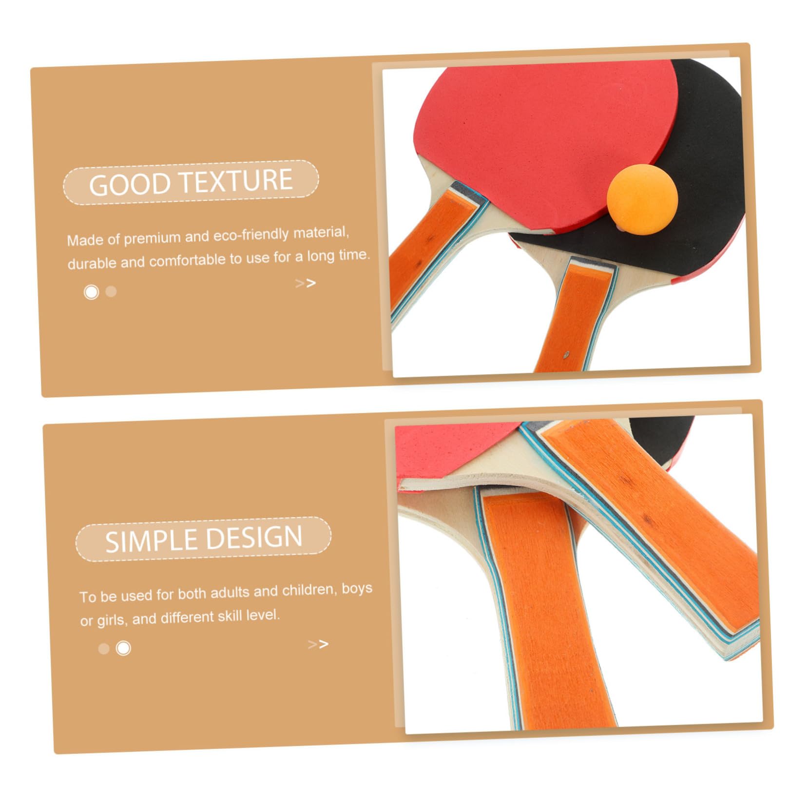 BESPORTBLE Set Da Pong - Dispositivo Di Allenamento Con Racchetta Elastica E Barra A Molla - Ideale Per Principianti E Professionisti - Gioca Sempre E Ovunque