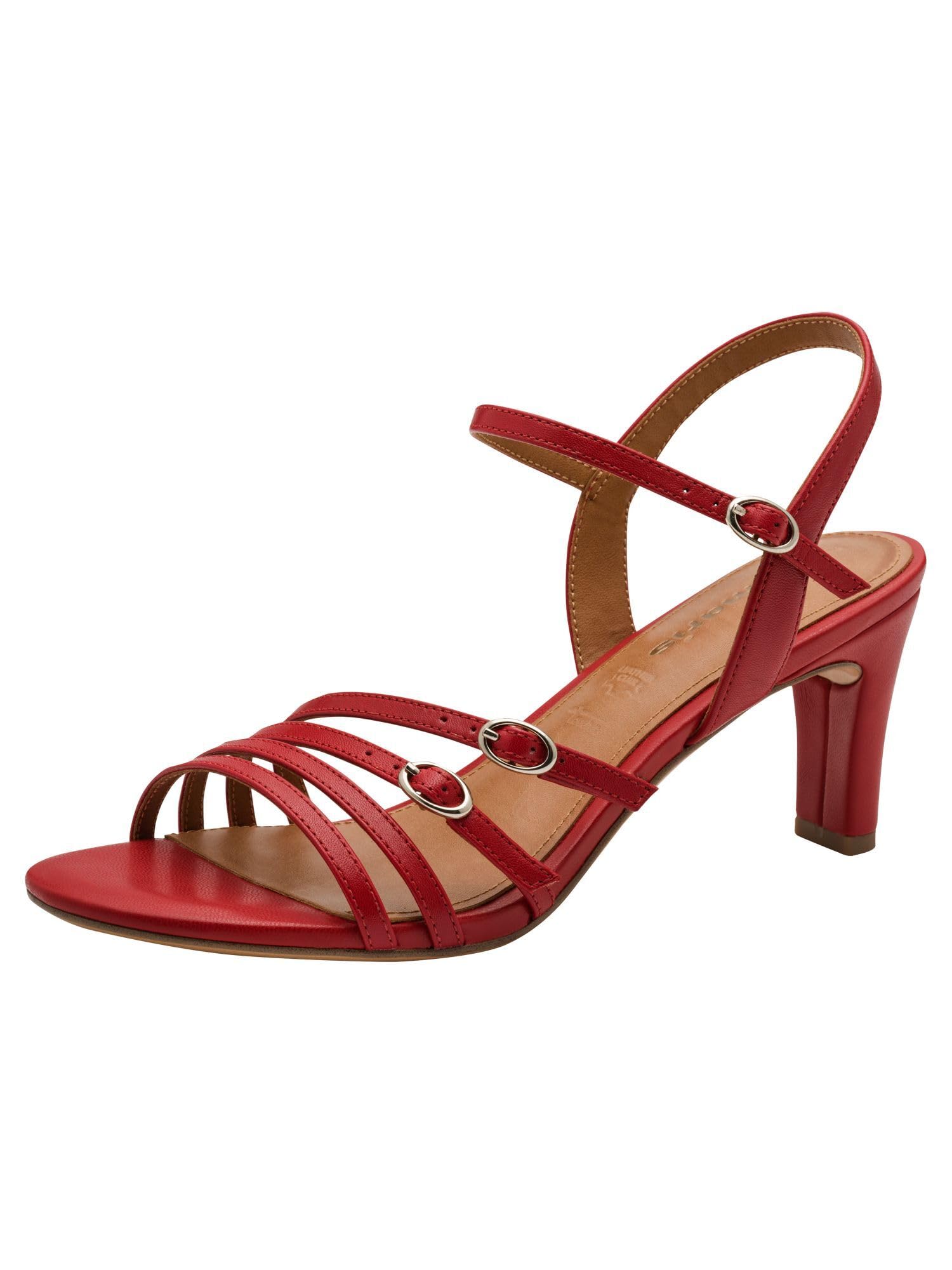 Tamaris Women’s sandal with stiletto heel red 5.5 UK