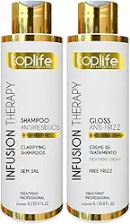 Kit Escova Progressiva Infusion Therapy Toplife Profissional 2x1L