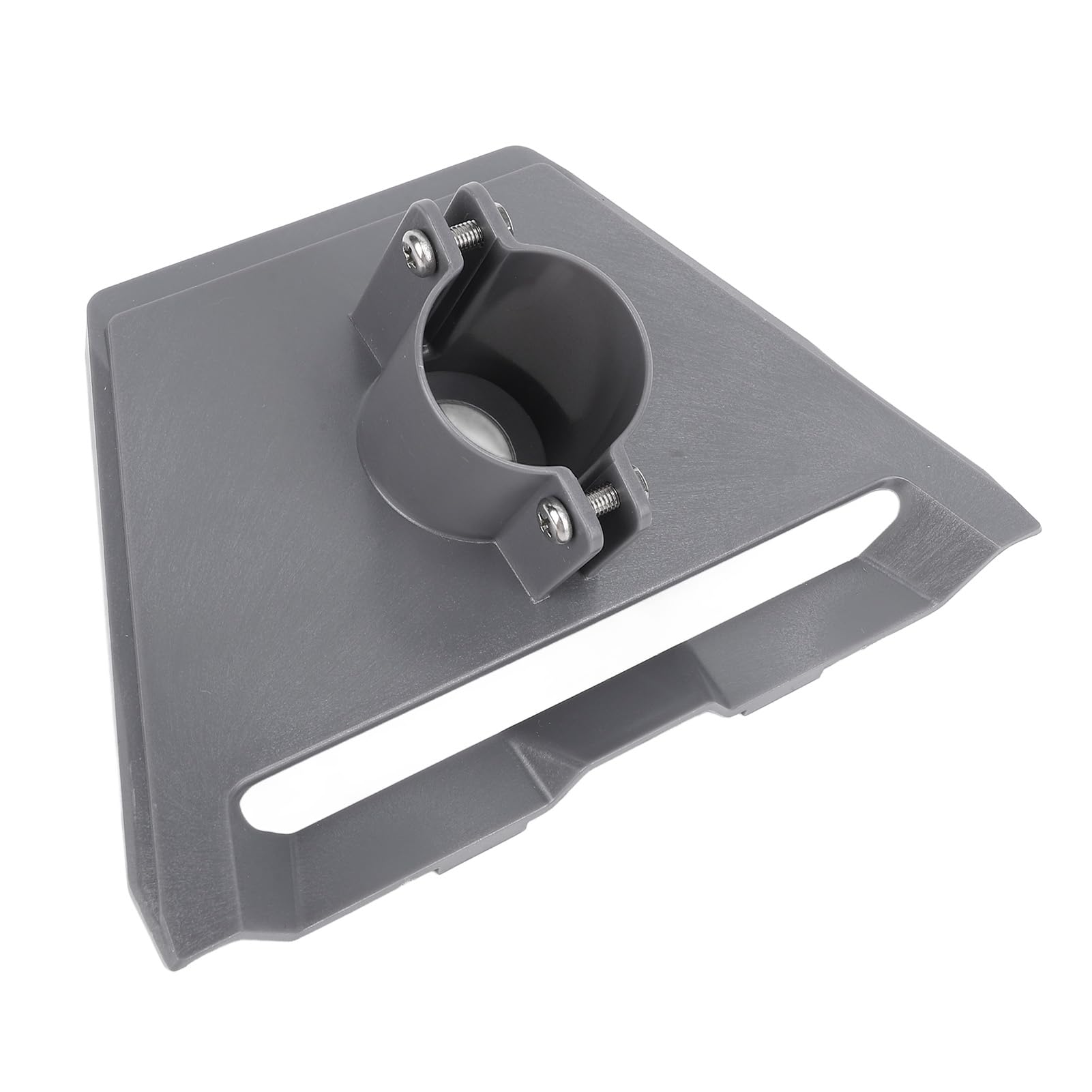 Soporte Gen 3, Adaptador de Poste de Estanqueidad Ajustable, Soporte de Plástico de 39 Mm para Antena Parabólica V3, con Fijación Estable, para Instalación en Exteriores de Yates RV (GREY)