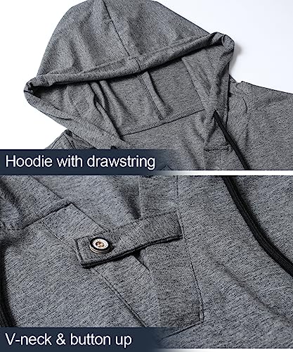 Harbrosrce Heren Workout Hoodie Tops Mouwloos Gym Tank Tops Atletische Training Spier Hooded T-shirts Bodybuilding Afgesneden Shirt - Image 4