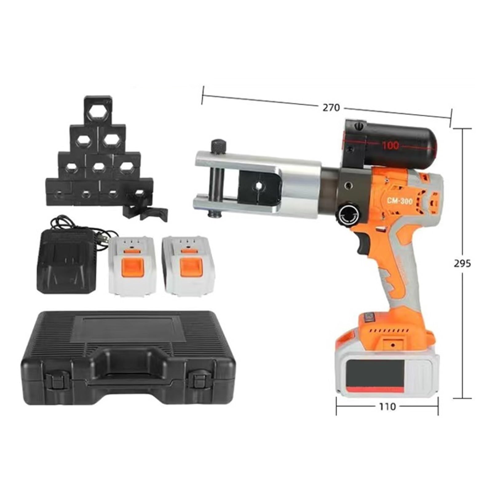 Cm300 Akumulatorowe szczypce hydrauliczne Elektryczne narzędzie do zaciskania Szczypce Pewne Zaciskanie
