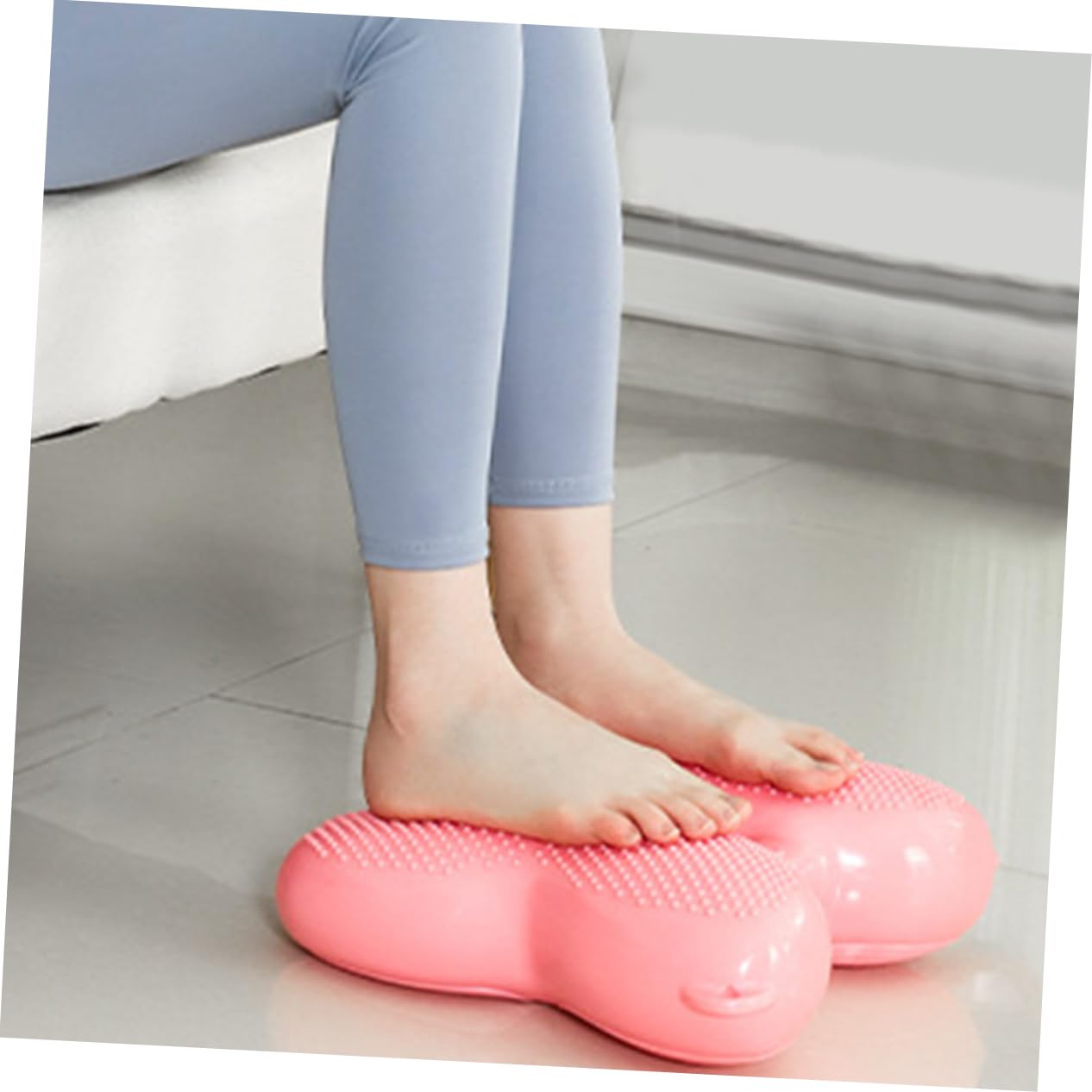 Máquina de Pasos Inflable Rosa de PVC para Uso Doméstico