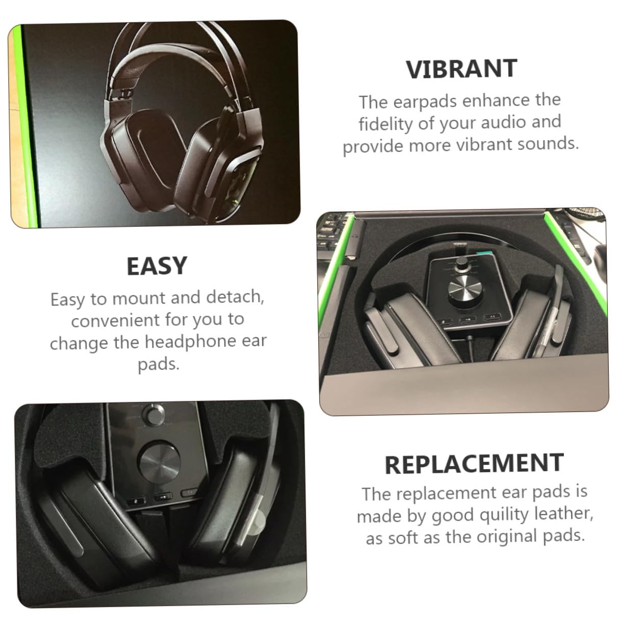 NUOBESTY 6 Piezas De Funda De Esponja para Auriculares Almohadillas De Repuesto para Auriculares Almohadillas De Repuesto para Auriculares Cubiertas para Auriculares Almohadillas De