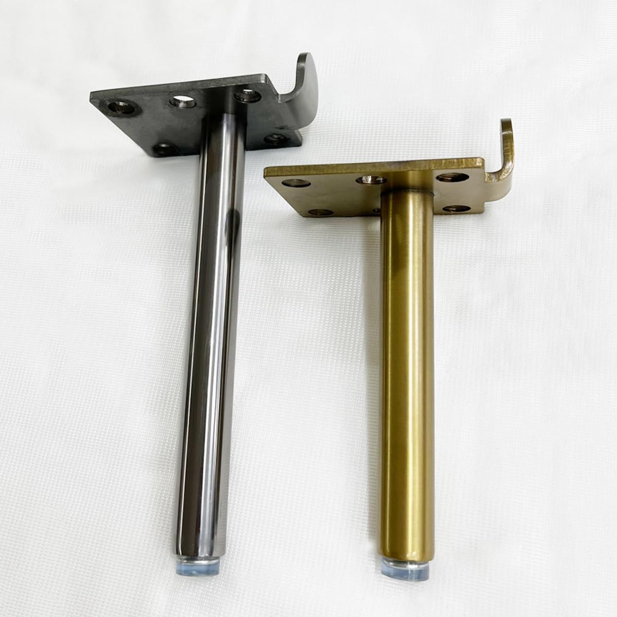 Piedini di Ricambio per Mobili in Metallo｜Piedi Moderni per Divano Tavolino Mobile｜Gambe di Supporto a Altezza Regolabile｜per Mobile TV Credenza Letto(Gold,20cm/8in)