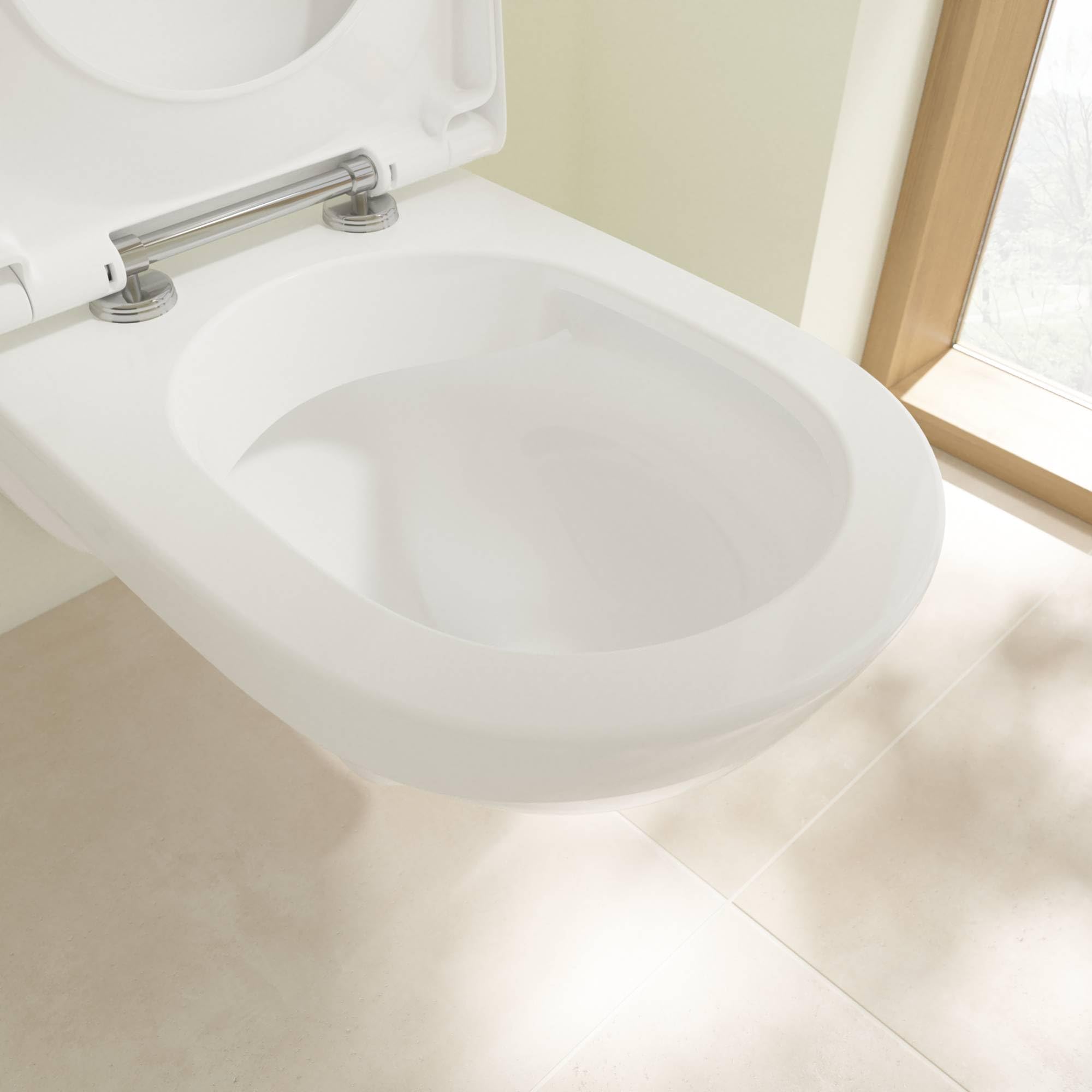 WC suspendu PMR sans bride VILLEROY ET BOCH O.novo
