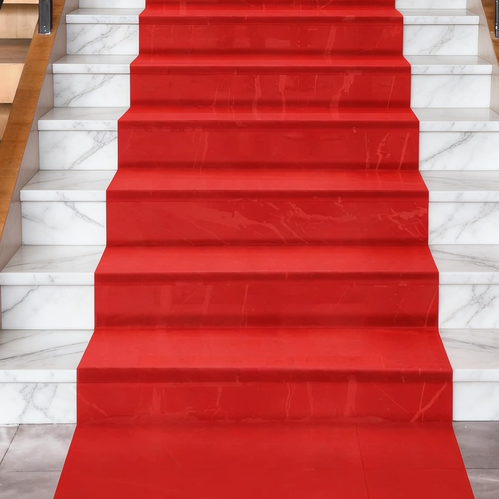 Tappeto rosso VIP Läufer Red Carpet, tappeto per matrimonio, evento, tappeto per ricevimento, tappeto antiscivolo, per matrimoni, Natale, Ringraziamento, accessorio per esterni, matrimoni
