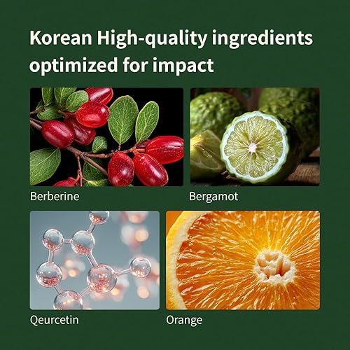 Miniatura 4 de Berberine OZP - 90% berberina HCl pura 560 mg + bergamota italiana, extracto de agracejo premium, apoyo para el bienestar, 40 tabletas