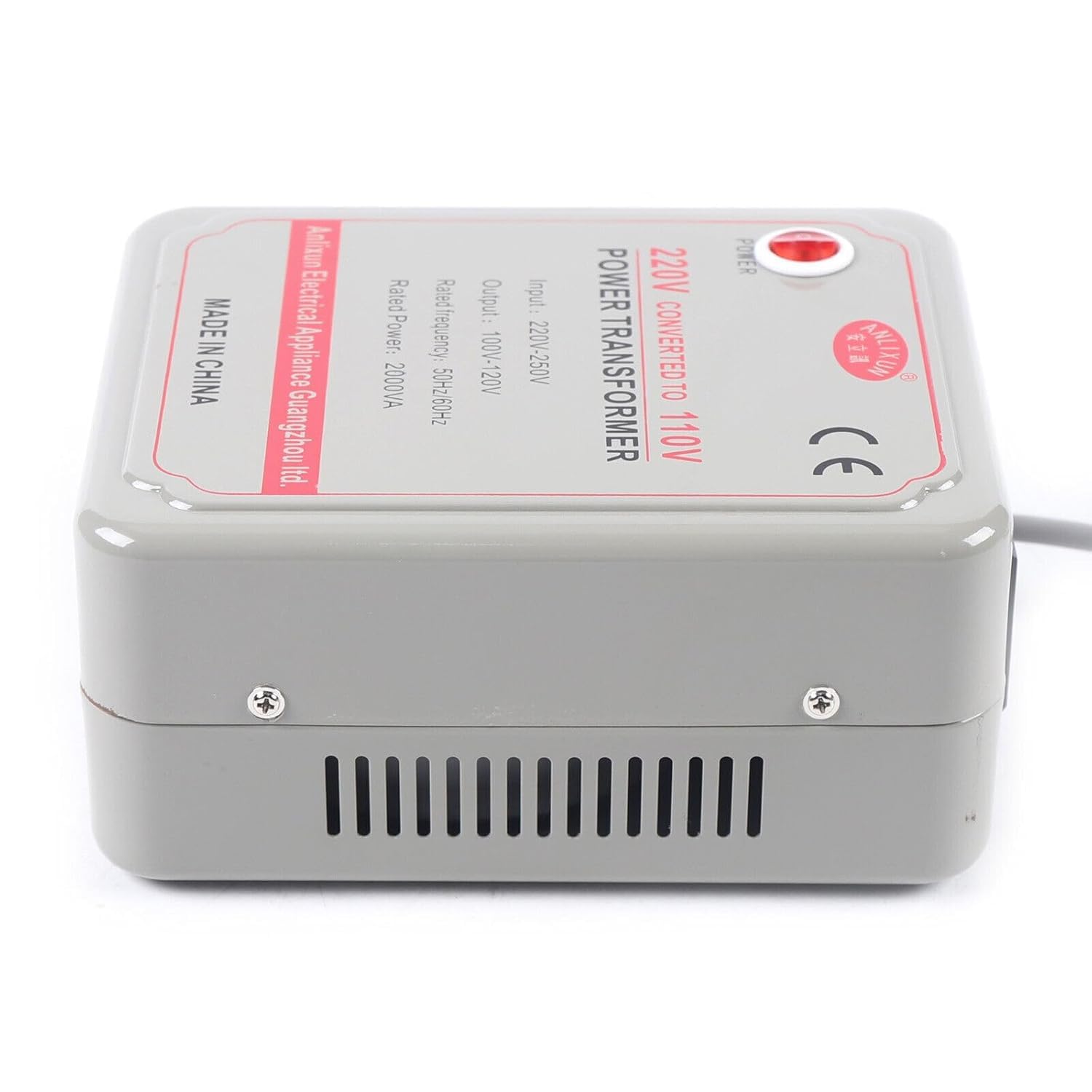 Convertidor de voltaje, 220-250 V a 110-120 V, transformador de tensión, adaptador de voltaje, para hogares de una potencia inferior a 1000 W