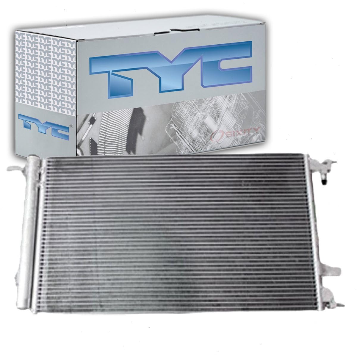 A-Premium A/C Condenser Replacement For Chevy Malibu, Impala, Cruze & Select Buick/Cadillac Models (OEM #13267649)