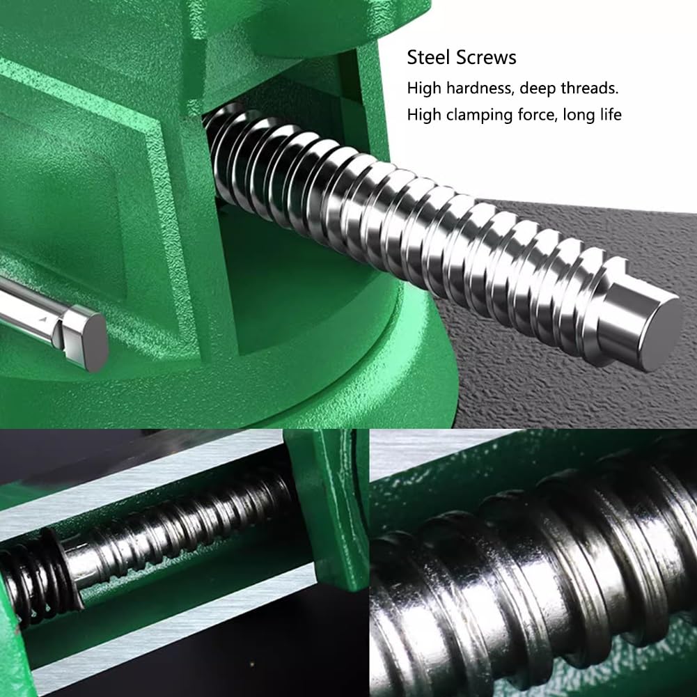 Tornillo De Banco De Precisión De 4-10 Pulgadas, Tornillo De Banco Giratorio De 360°, For Sujeción De Piezas De Trabajo, Trabajo De Metales, Corte, Etc.(10in)