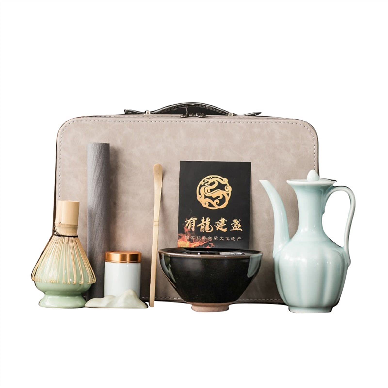 8 Szt Zestaw Do Herbaty Matcha Matcha Miska, Uchwyt Do Trzepaczki, łyżka, Sitko Do Herbaty, Spotkanie Przy Herbacie, Bambusowa Trzepaczka, Język Japoński Matcha Zestaw (Material : E-model)