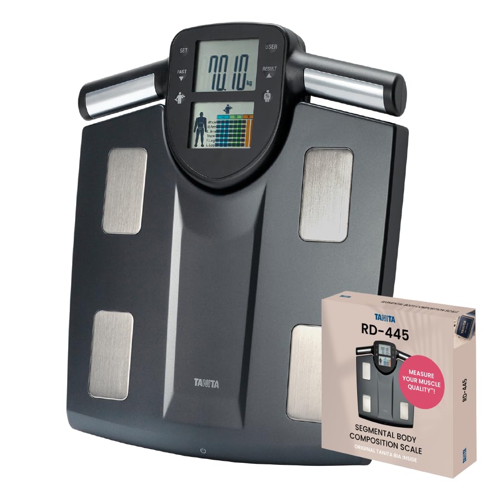 TANITA RD-445 Balance Impédancemètre Segmentaire avec Poignées, Graphite