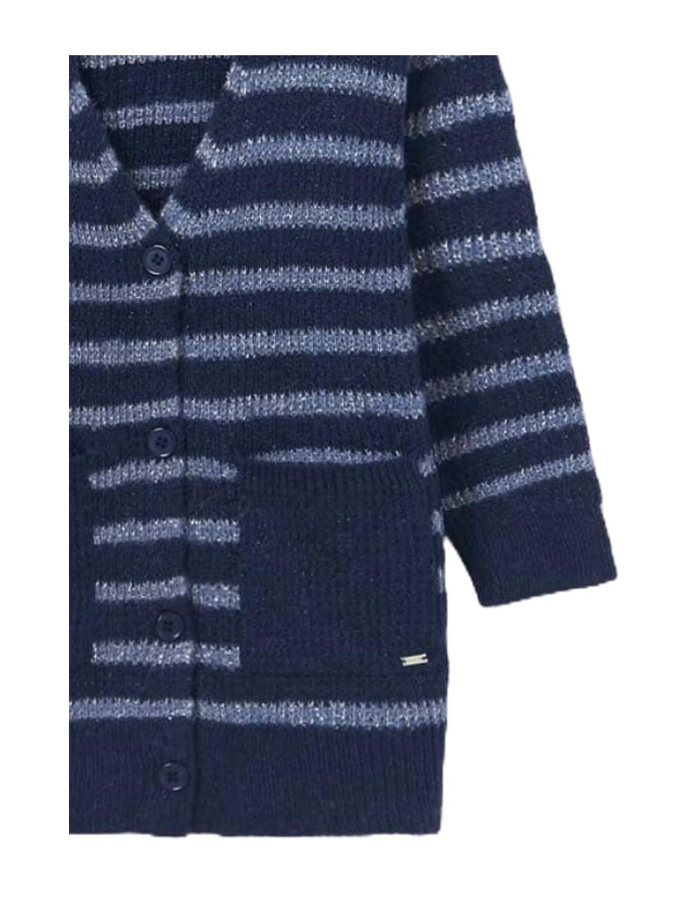 Chaqueta de punto para niña - longitud media, suéter ligero elegante y casual, manga larga, ropa de abrigo para niña para primavera, otoño e invierno, 7313