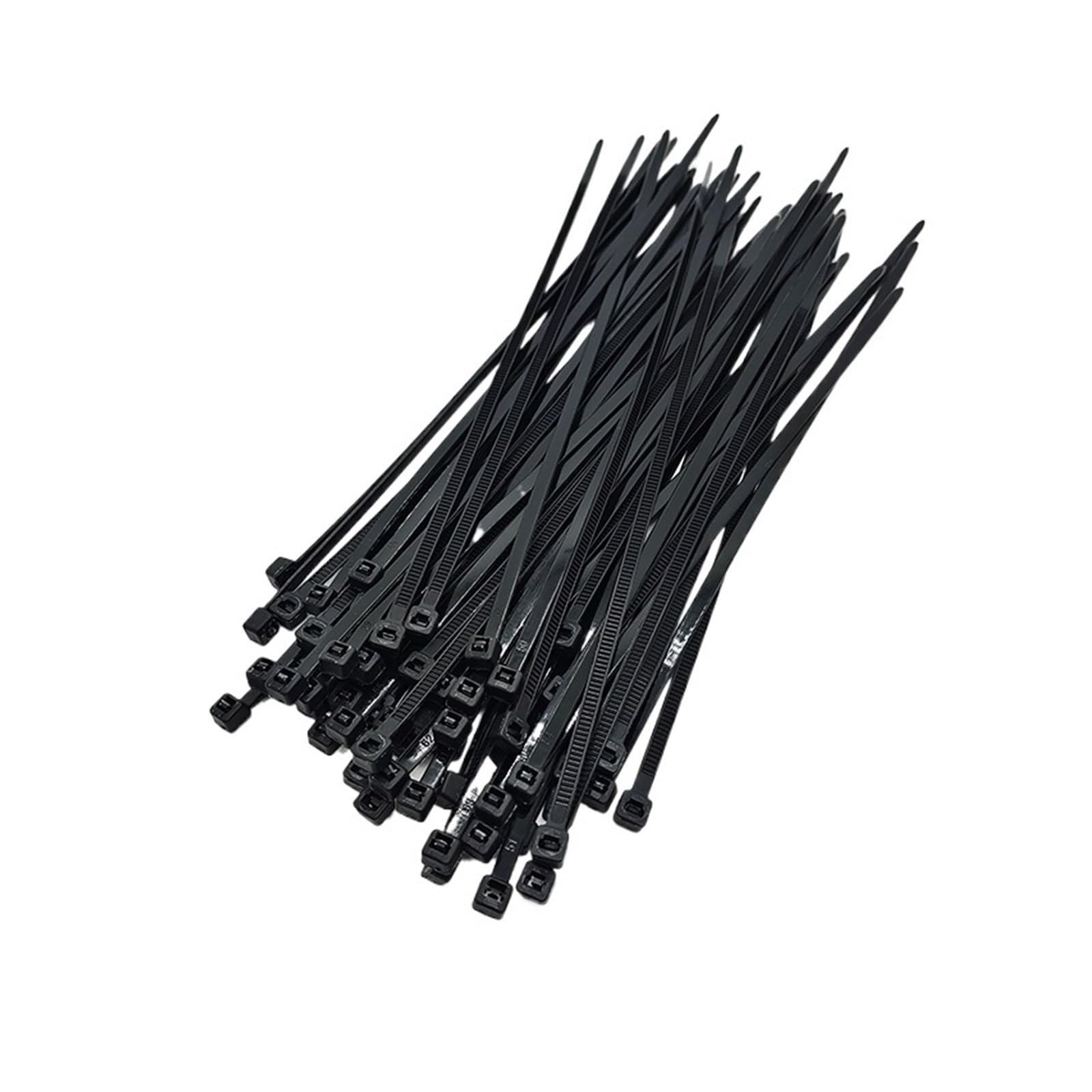 Assortiment d'attaches pour câbles,Attaches zip po Attache de câble en Nylon autobloquant, 100 pièces, sangle d'organisation de fil en plastique(Blue)