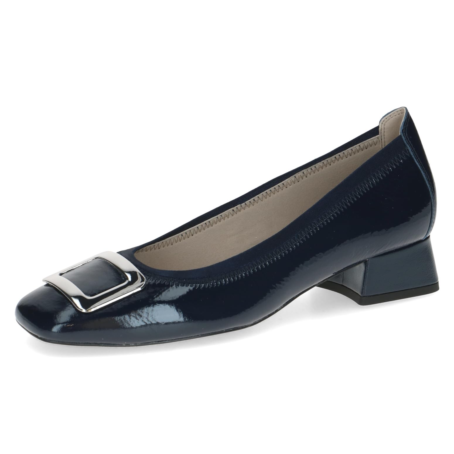CAPRICE Women's Leather Pumps, Blue (Ocean Naplak), 5.5 UK